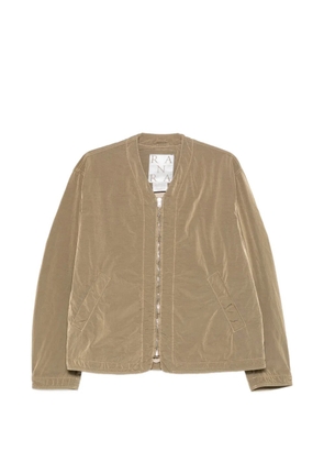 RANRA V-neck jacket - Neutrals