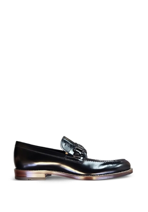 Tod's buckle-detail leather loafers - Black