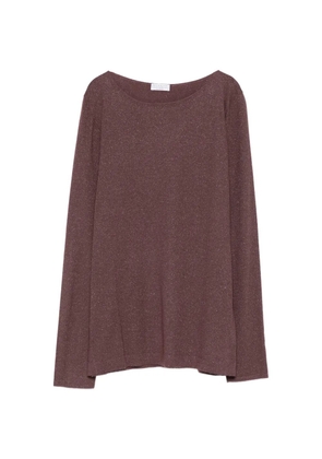 Brunello Cucinelli scoop-neck T-shirt - Brown