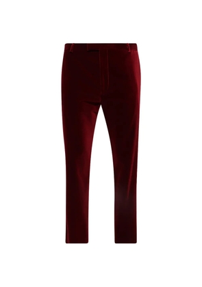 Gucci velvet trousers - Red