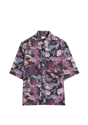 LEMAIRE short-sleeve buttoned shirt - Black