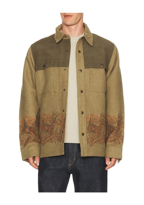 Filson Colchuck Forester Shirt Jacket in Green. Size L. Also in S, M, XL/1X.