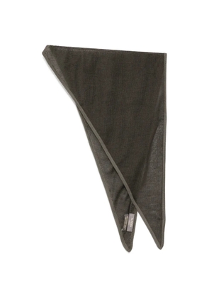 N.Peal birdseye neckerchief - Green