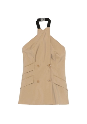 Max Mara double-breasted waistcoat - Neutrals