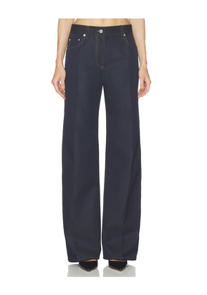 Helmut Lang Relaxed Bootcut Pant in Navy. Size 24. Also in 26, 27, 28.
