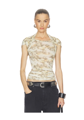 Isabel Marant Etoile Iber Top in Beige. Size 36/4. Also in 38/6, 40/8, 42/10, 44/12.