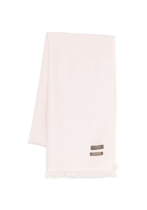 N.Peal fringed pashmina stole - Pink