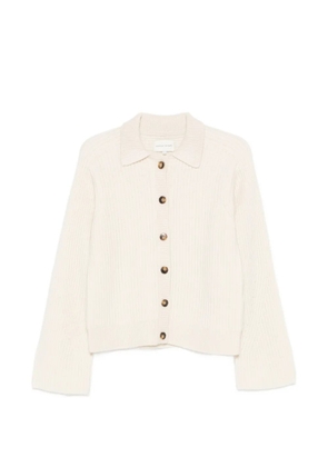 LouLou de Saison Sileta collared cardigan - Neutrals