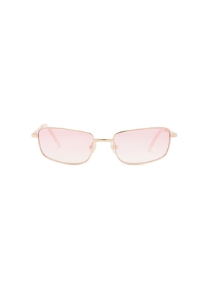 Lu Goldie Yuki Sunglasses in Pink.