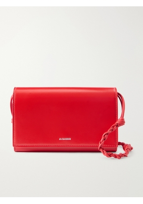 Jil Sander - Tangle Leather Shoulder Bag - Red - One size