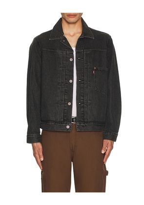 LEVI'S Type I Trucker Jacket in Black. Size S. Also in M, L, XL/1X.