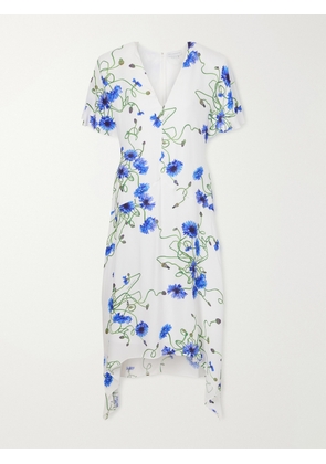 Stella McCartney - Floral-print Crepon Midi Dress - White - IT34,IT36,IT38,IT40,IT42,IT44,IT46