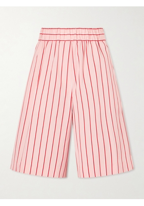 Dries Van Noten - Pomy Bis Striped Cotton Shorts - Pink - x small,small,medium,large