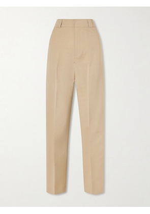FFORME - Nahla Cotton And Silk-blend Pants - Neutrals - IT38,IT40,IT42,IT44,IT46