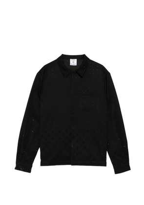 Casablanca crystal embellishment shirt - Black