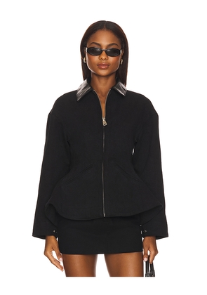 Line & Dot Eton Peplum Jacket in Black. Size S. Also in XS.