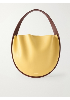 Jil Sander - Pivot Hobo Leather Shoulder Bag - Yellow - One size