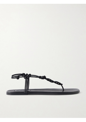 Jil Sander - Braided Leather Sandals - Black - IT36.5,IT37,IT37.5,IT38,IT38.5,IT39,IT39.5,IT40,IT41