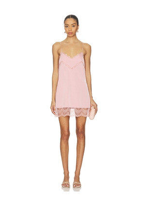 MORE TO COME Elkin Mini Dress in Pink. Size XS. Also in M, L.