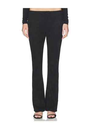 LIONESS Low Waisted Slim Pant in Black. Size S. Also in XXS, XS, M, L, XL, XXL.