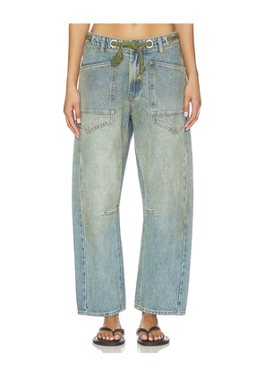 LIONESS Rush Hour Jeans in Blue. Size S. Also in XXS, XS, M, L, XXL.