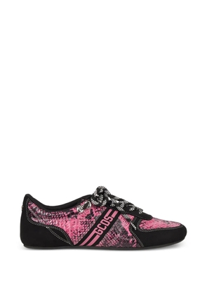 GCDS snakeskin-print sneakers - Pink