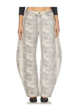 LIONESS Horseshoe Jeans in Beige. Size S. Also in XS, M, L, XL, XXL.