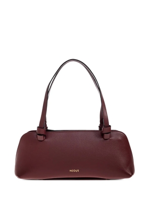 NEOUS Scorpius knot leather shoulder bag - Brown