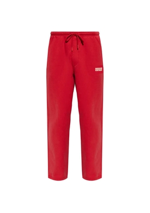 American Vintage Plizzy drawstring track pants - Red