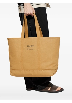Coach Utility stitched detail tote bag - Neutrals