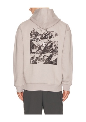 On Club Collect Hoodie Geo in Grey. Size S. Also in L, M, XL/1X.