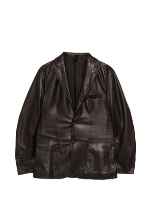 Tagliatore Wes leather jacket - Brown