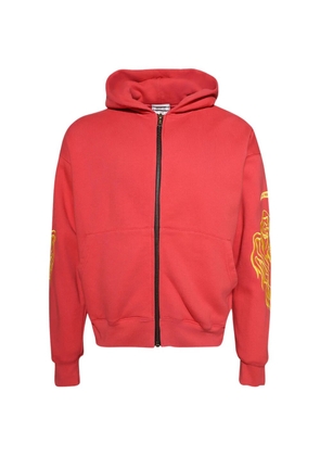 Warren Lotas Serenity Reaper zip-up hoodie - Red