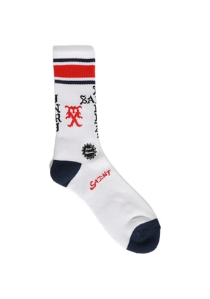 SAINT MXXXXXX Sinner socks - White