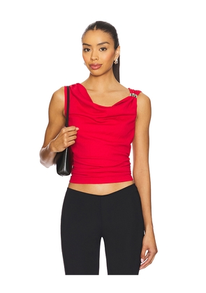 SOVERE Talia Top in Red. Size S. Also in M.