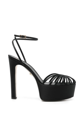 Alevì Eva platform strap sandals - Black
