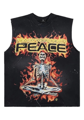 HELLSTAR skeleton sleeveless T-shirt - Black