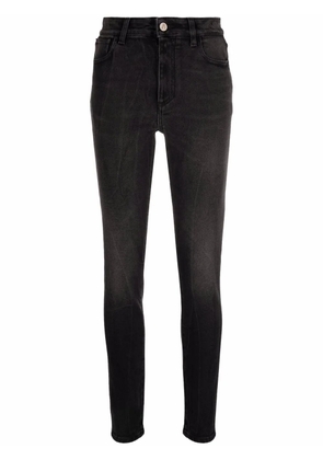 The Attico high-waist skinny-fit jeans - Black