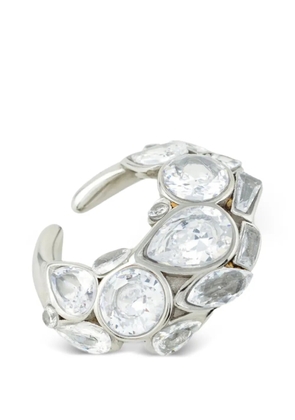 YPARIS Orion S crystal embellished ear cuff - Silver