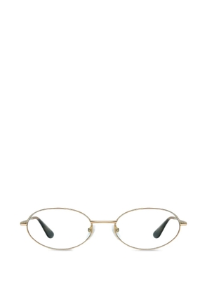 GIGI STUDIOS Isola oval-frame glasses - Gold