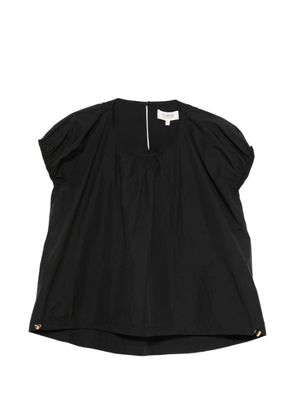 PSOPHIA crew-neck blouse - Black
