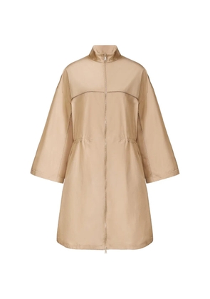 Fabiana Filippi zip flared coat - Neutrals