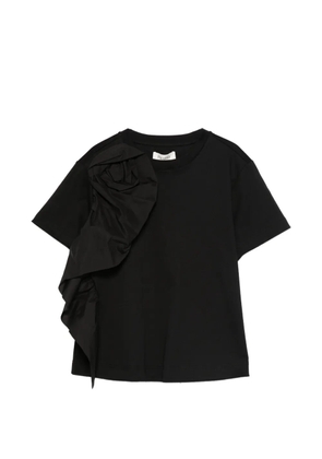 PSOPHIA ruffled T-shirt - Black