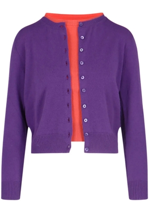 Canessa cashmere cardigan and top set - Purple