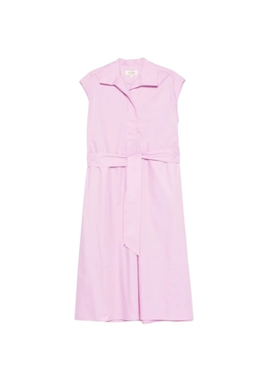 PSOPHIA belt-fastening midi dress - Pink