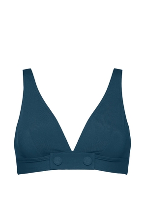 ERES V-neck bikini top - Blue