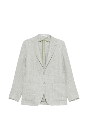 Tagliatore check-pattern blazer - Green