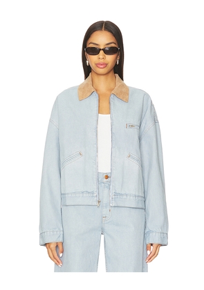 SLVRLAKE Camden Garage Jacket in Blue. Size M. Also in L.