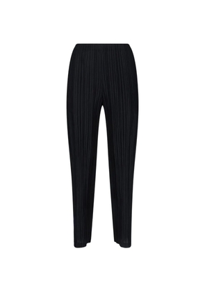 Pleats Please Issey Miyake pleated trousers - Black
