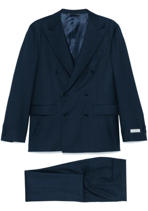 Canali double-breasted suit - Blue
